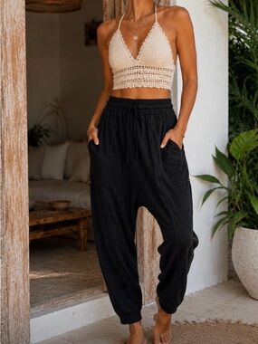 PSYLO Black Joggers Made In Bali Size 3